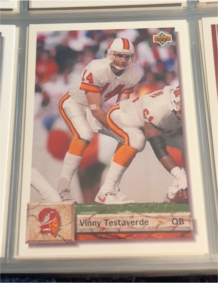 1992 Upper Deck #147 Vinny Testaverde — front