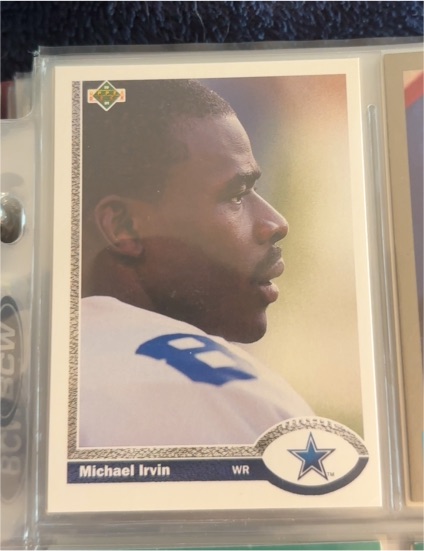 1991 Upper Deck #107 Michael Irvin Dallas Cowboys — front