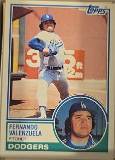 1983 Topps #40 Fernando Valenzuela — front