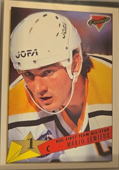 1993-94 Topps Premier #91 Mario Lemieux — front