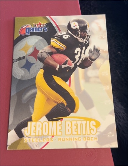 2000 Fleer Gamers #35 Jerome Bettis — front