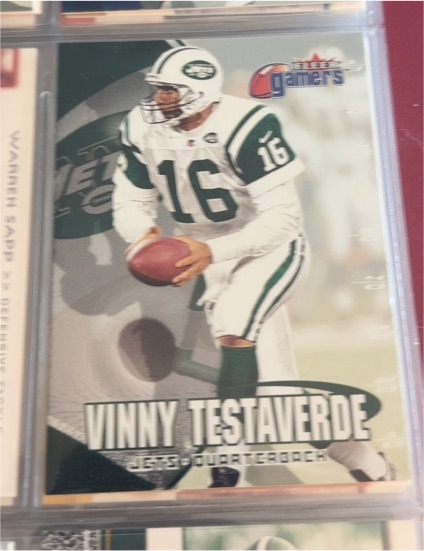 2000 Fleer Gamers #16 Vinny Testaverde — front