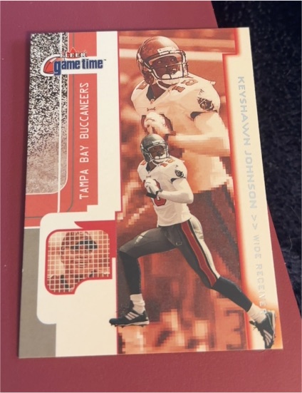 2001 Fleer Game Time Extra #42 Keyshawn Johnson — front