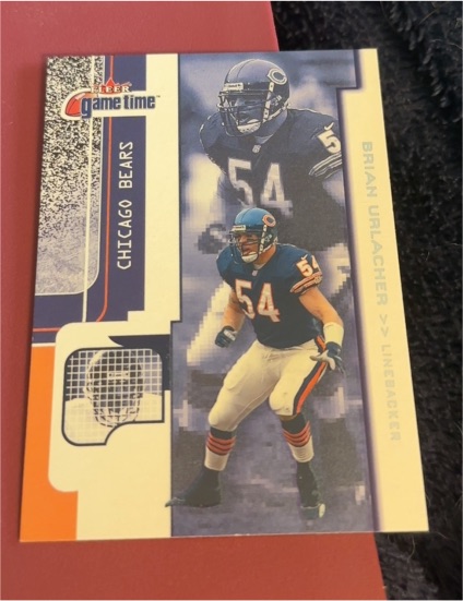 2001 Fleer Game Time #64 Brian Urlacher — front