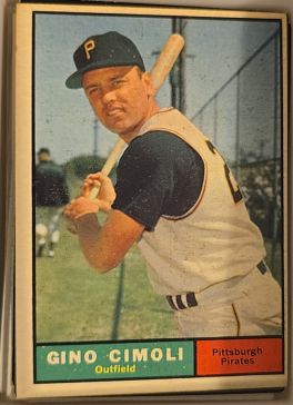 1961 Topps #165 Gino Cimoli — front