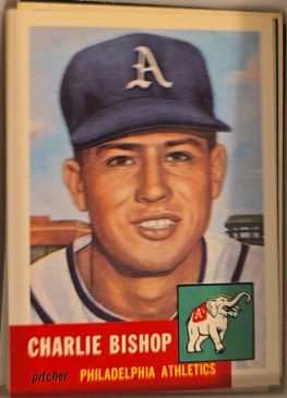 1953 Topps #186 Charlie Bishop — front