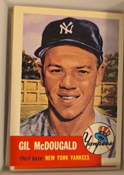 1953 Topps #43 Gil McDougald — front
