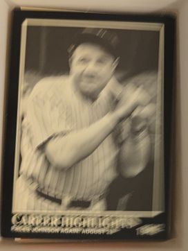 1936 Goudey Wide Pen Premium Photo Bill Dickey — front