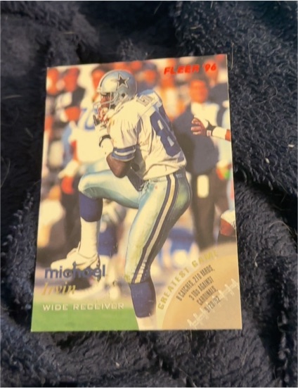 1996 Fleer #33 Michael Irvin — front