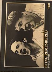 1992 Megacards Babe Ruth #158 Being Remembered by Bill Dickey — front