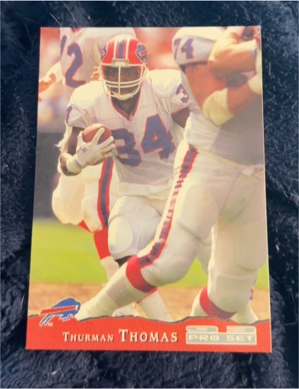 1993 Pro Set #54 Thurman Thomas — front