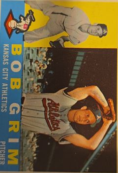 1960 Topps #78 Bob Grim — front