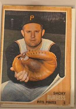 1962 Topps #389 Smoky Burgess — front