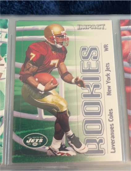2000 Skybox Impact #83 Laveranues Coles Rookie Card — front