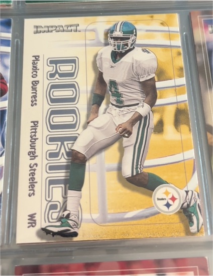 2000 Fleer Skybox Impact #21 Plaxico Burress — front