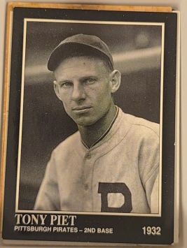 1992 Conlon Collection TSN #524 Tony Piet Pittsburgh Pirates — front