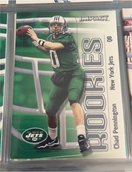 2000 Skybox Impact #142 Chad Pennington Rookie — front
