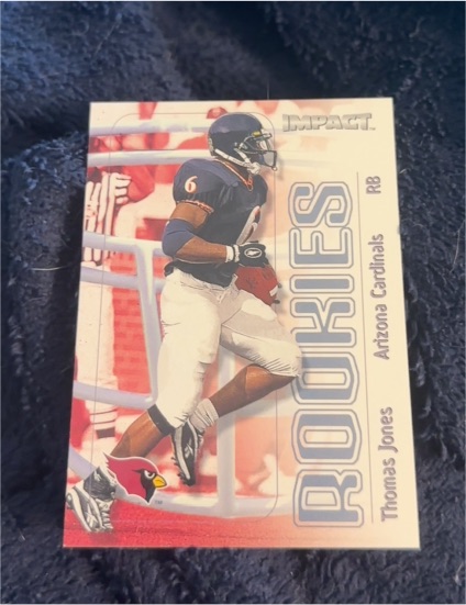 2000 Skybox Impact #164 Thomas Jones — front