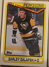 1990-91 Topps #78 Zarley Zalapski — front
