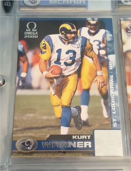 2000 Pacific Omega #117 Kurt Warner — front