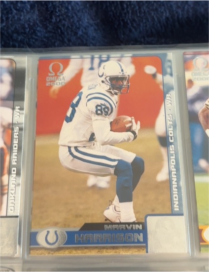 2000 Pacific Omega #58 Marvin Harrison — front
