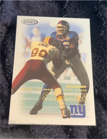 2000 Skybox Dominion Extra #100 Michael Strahan — front