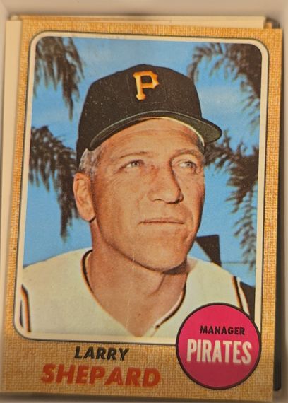1968 Topps #584 Larry Shepard — front