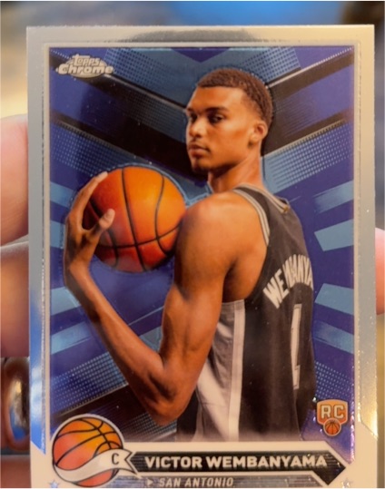 2023-24 Topps Chrome #1 Victor Wembanyama — front