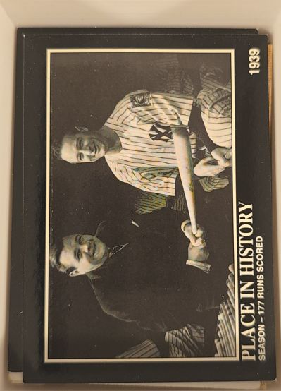 1992 Megacards Babe Ruth #1939 Place in History — front