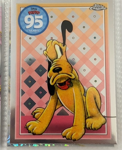 2025 Topps Chrome Disney #PL-7 Pluto 95 Years — front