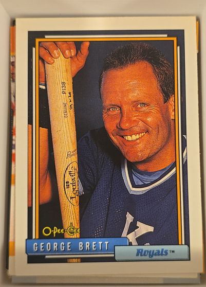 1992 Topps #620 George Brett Kansas City Royals — front