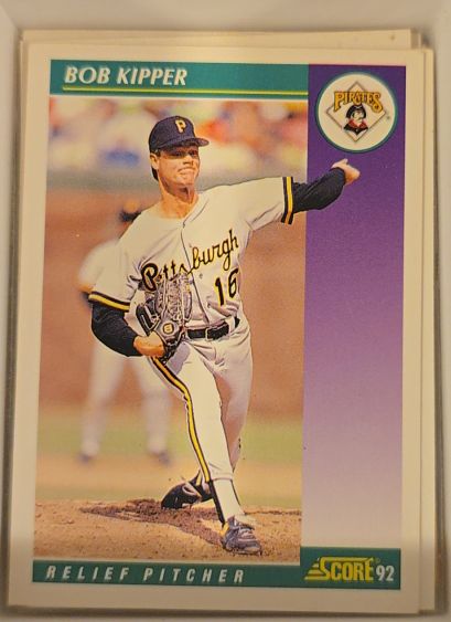 1992 Score #340 Bob Kipper — front