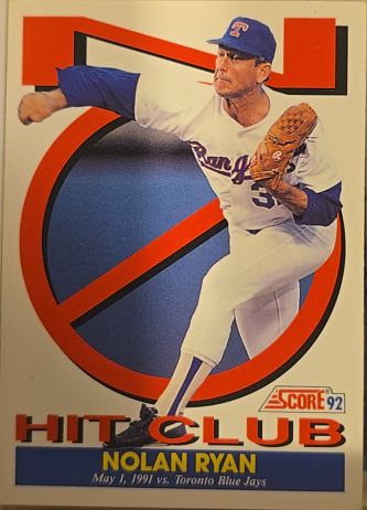 1992 Score #425 Nolan Ryan — front