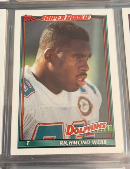 1991 Topps #117 Richmond Webb — front