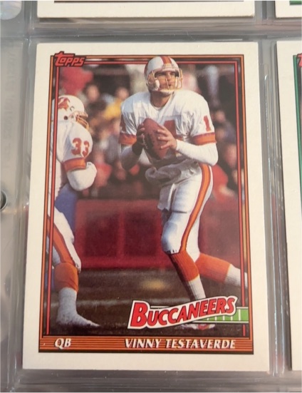 1991 Topps #491 Vinny Testaverde — front