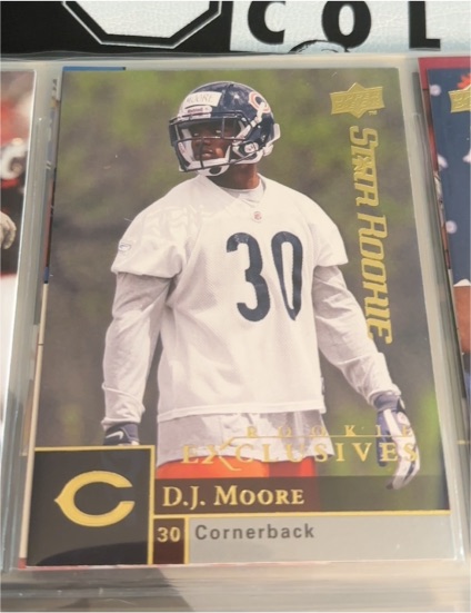 2009 Upper Deck Rookie Exclusives #63 D.J. Moore — front