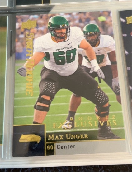 2009 Upper Deck #60 Max Unger Rookie Exclusives — front