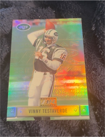 2000 Bowman Reserve #109 Vinny Testaverde — front