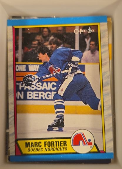 1989-90 O-Pee-Chee #262 Marc Fortier — front