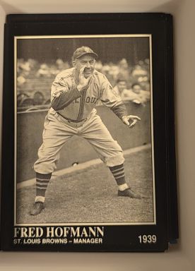 1992 The Sporting News Conlon Collection #575 Fred Hofmann — front