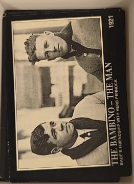1992 Megacards Babe Ruth #123 Babe's Friendship with Herb Pennock — front