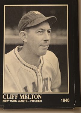 1992 Conlon Collection TSN #613 Cliff Melton — front