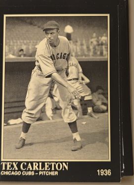 1992 The Sporting News Conlon Collection #378 Tex Carleton — front