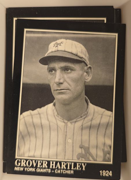 1992 Conlon Collection TSN #520 Grover Hartley — front