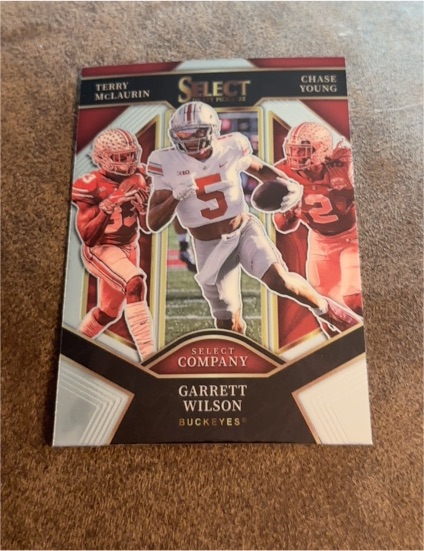 2022 Panini Select Draft Picks Select Company #SC-THE Garrett Wilson — front