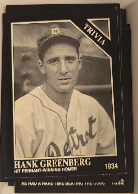 1934 Conlon Collection #unknown Hank Greenberg — front