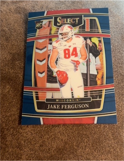 2022 Panini Select Draft Picks #24 Jake Ferguson — front