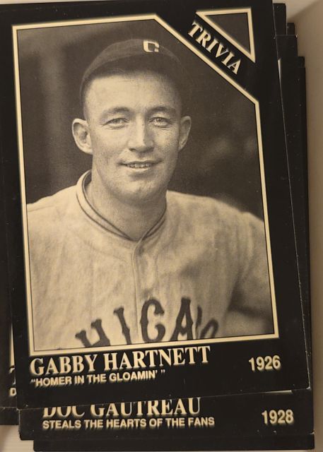 1991 The Sporting News Conlon Collection #1926 Gabby Hartnett — front
