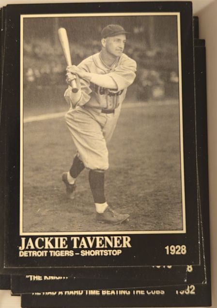 1993 The Sporting News Conlon Collection #572 Jackie Tavener — front
