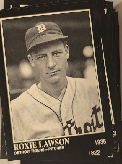 1992 The Sporting News Conlon Collection #513 Roxie Lawson — front